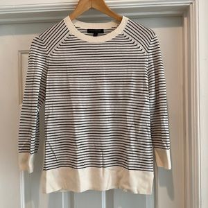 Banana Republic extra fine merino strip sweater, size S